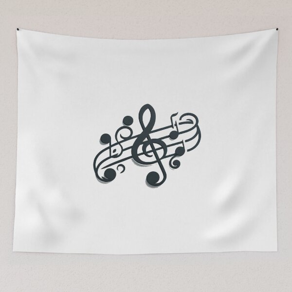 Item preview, Musical Harmony Elegance designed and sold by TextileTrove.
