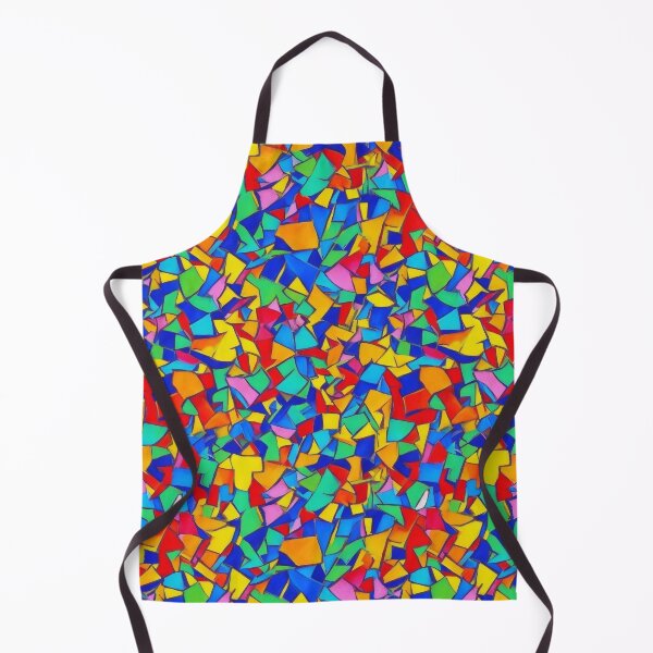Item preview, Erratic Polygons in primary colors designed and sold by MissQuiss.
