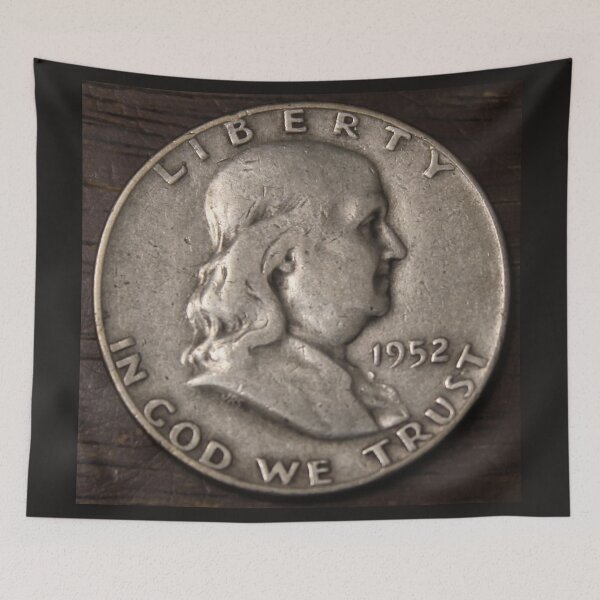 Item preview, 1952 D Franklin Half Dollar  designed and sold by coinsxcrochet.