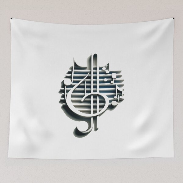Item preview, Minimalist Notes Symphony designed and sold by TextileTrove.
