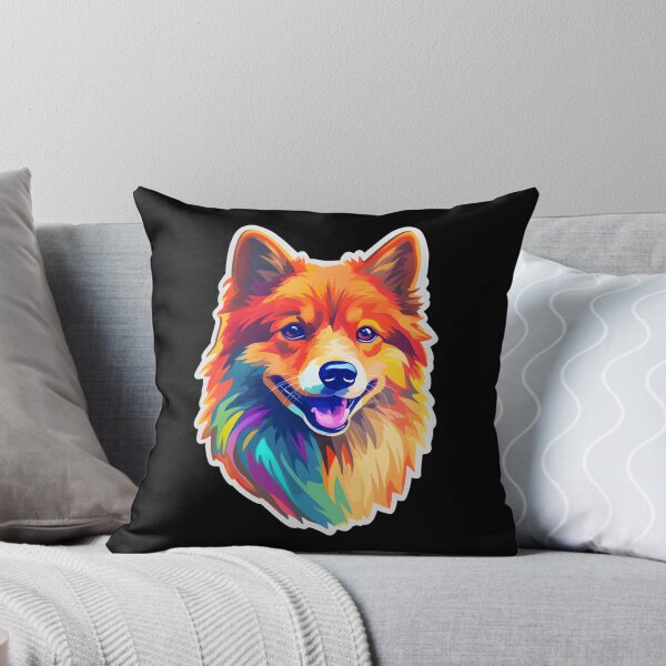 Item preview, Finnish Spitz in WPAP style designed and sold by CUTEDOGGIEZ.