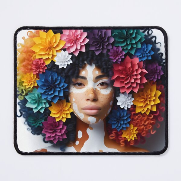 Item preview, Radiance in Uniqueness: Embracing Vitiligo Beauty designed and sold by TheBurntPencil.