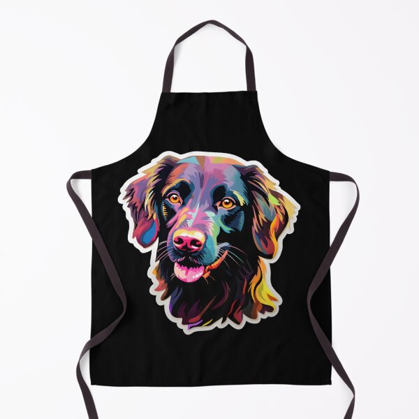 Item preview, Flat-coated Retriever in WPAP style designed and sold by CUTEDOGGIEZ.