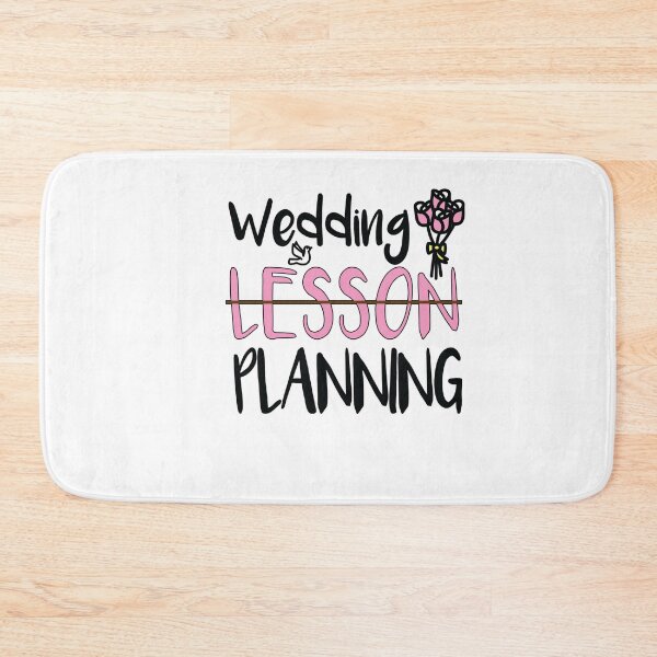 Item preview, wedding lesson planning, bride, teacher wedding planning designed and sold by SakuraPxl.