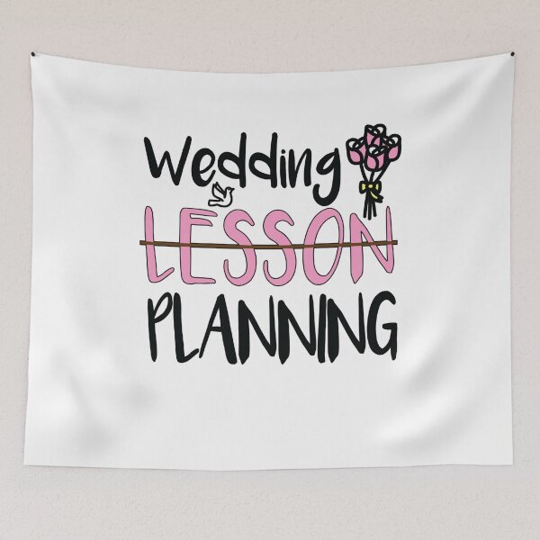 Item preview, wedding lesson planning, bride, teacher wedding planning designed and sold by SakuraPxl.