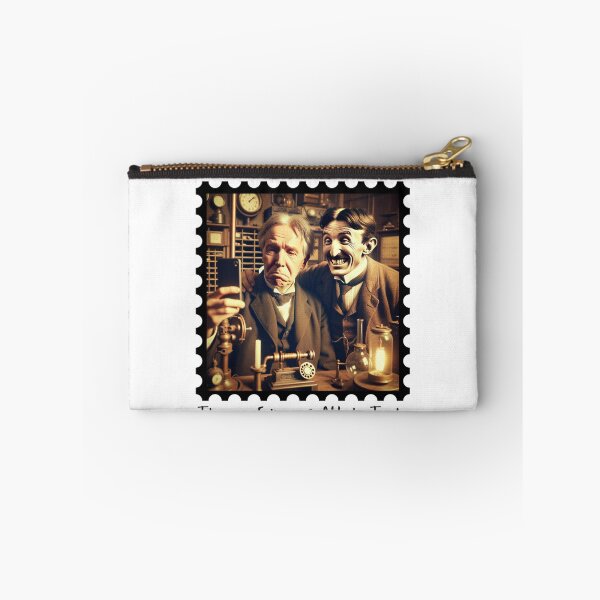 Item preview, Edison & Tesla Selfie designed and sold by Labcoat Legends.