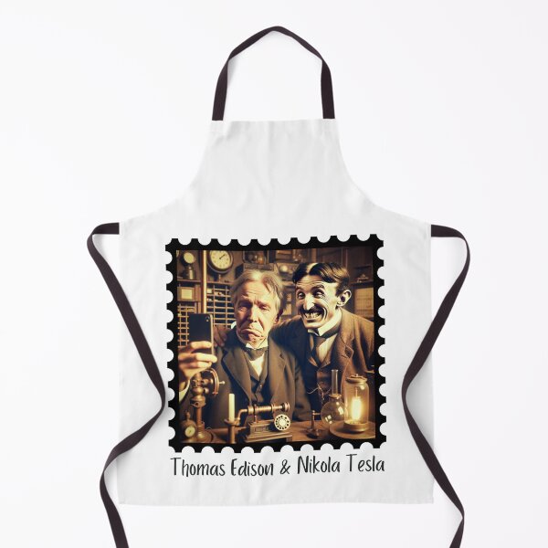 Item preview, Edison & Tesla Selfie designed and sold by Labcoat Legends.