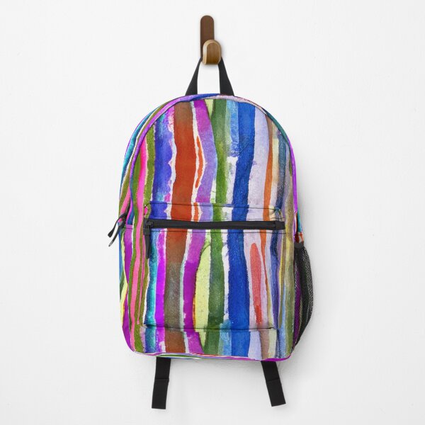Item preview, Vertical Watercolor Stripes in bold Colors - dePace' designed and sold by mrpropcake.