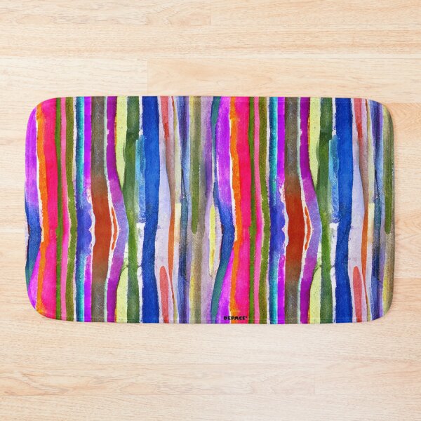 Item preview, Vertical Watercolor Stripes in bold Colors - dePace' designed and sold by mrpropcake.