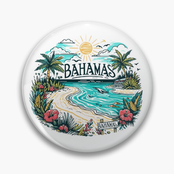Item preview, Bahamas Beach Logo designed and sold by Super Perception.