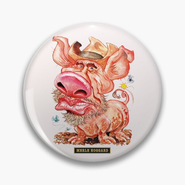 Item preview, Merle Hoggard - Another Great Illustration from Paul Cemmick's POPSTAR MUTATIONS by DAVID RICHARDSON designed and sold by TIGERDAVER.
