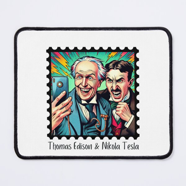 Item preview, Edison & Tesla Selfie II designed and sold by Labcoat Legends.