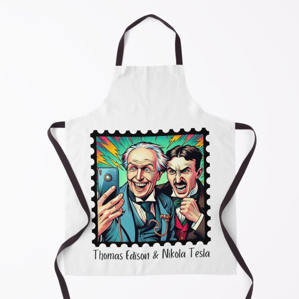Item preview, Edison & Tesla Selfie II designed and sold by Labcoat Legends.