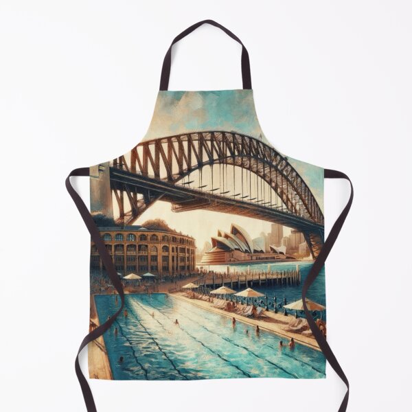 Item preview, Harbour Echoes: A Sydney Panorama designed and sold by SmashedApples.