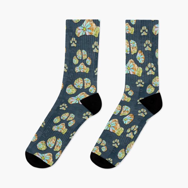 Item preview, Dancing Daisies Dog Paw Art designed and sold by Sharon Cummings Art.