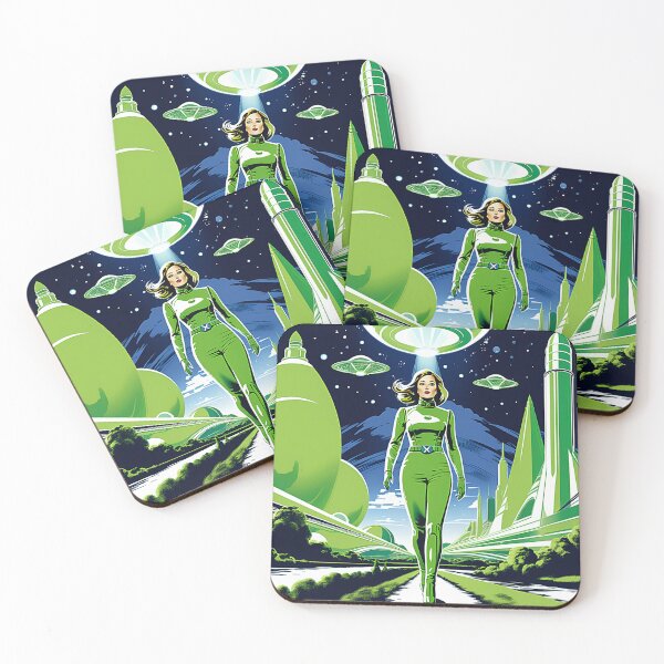Item preview, Cosmic Wanderlust: Green Odyssey designed and sold by WarpWorks.