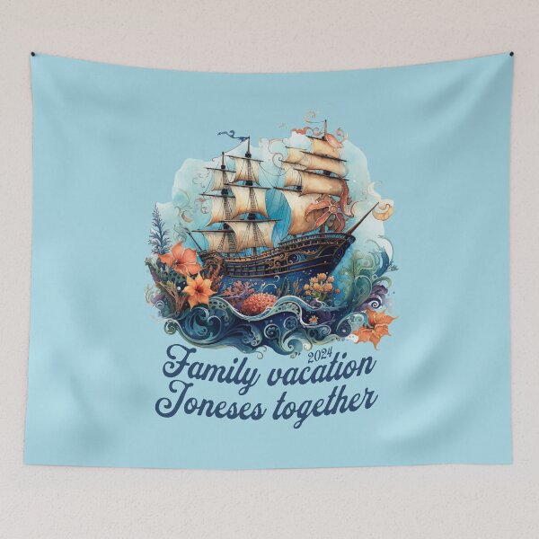 Item preview, Custom Family Travel Design Your Family Surname Names  designed and sold by fluffstuffgifts.