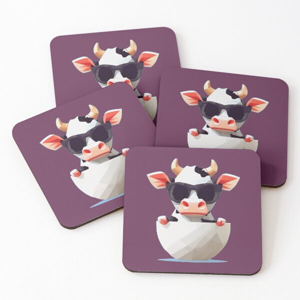 Item preview, Baby Cow in Sunglasses designed and sold by NiRia Spot.