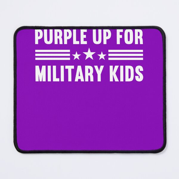 Item preview, Purple Up For Military Kids Tee Month Of the Military Child designed and sold by MobyStickers.