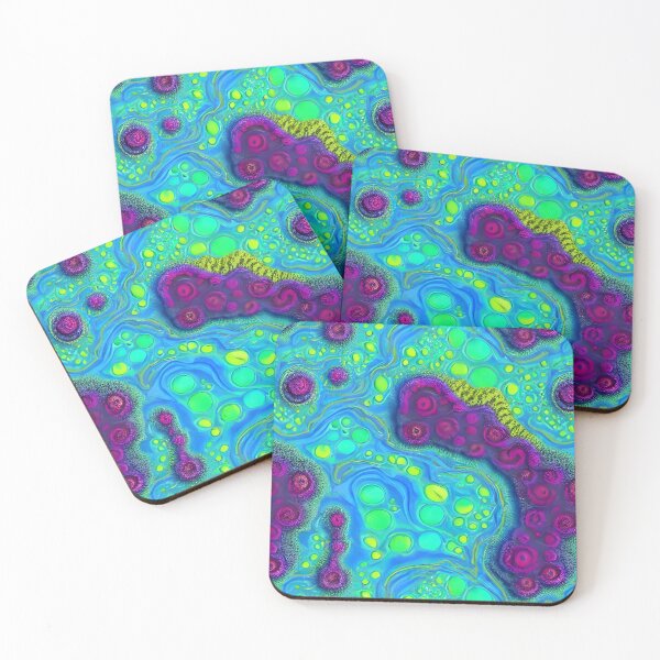 Item preview, Fantasy Bacteria - Seamless Pattern designed and sold by Chubuter.