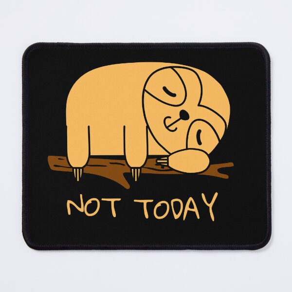 Item preview, Not today, Sloth, Sleeping sloth, designed and sold by GOLDENGARDENART.