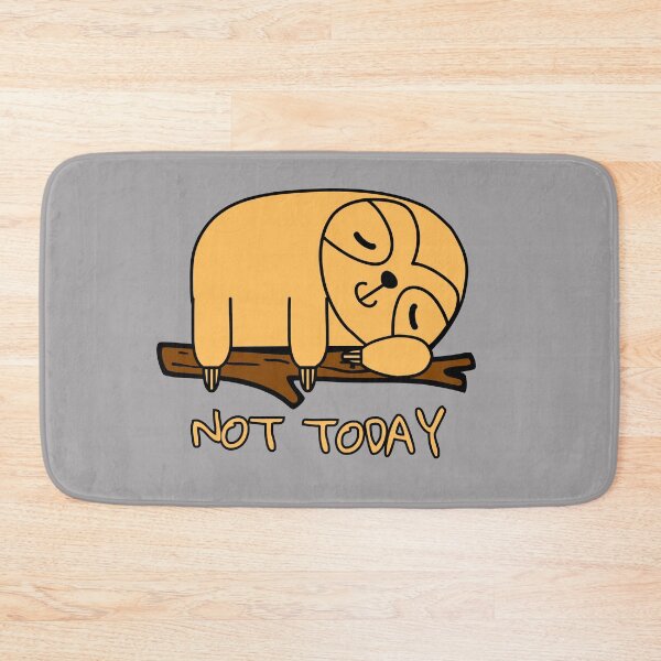 Item preview, Not today, Sloth, Sleeping sloth, designed and sold by GOLDENGARDENART.