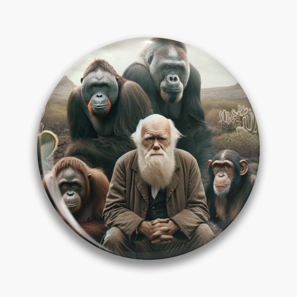 Item preview, The Great Apes Family Photo designed and sold by Labcoat Legends.