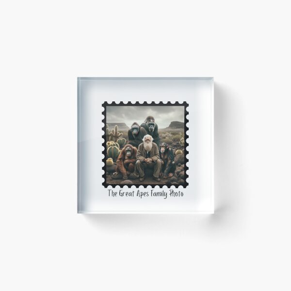 Item preview, The Great Apes Family Photo designed and sold by Labcoat Legends.