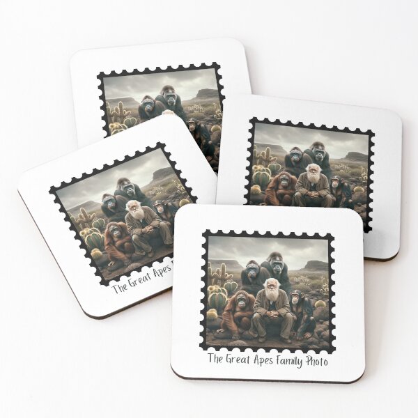 Item preview, The Great Apes Family Photo designed and sold by Labcoat Legends.