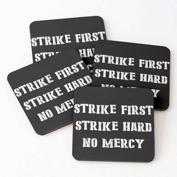 Item preview, Cobra Kai: Strike First Strike Hard No Mercy Tshirt designed and sold by AndrewTcreator.