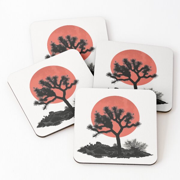 Item preview, Desert Dusk Silhouette: Joshua Tree against Sunset designed and sold by Retro Travel Design.