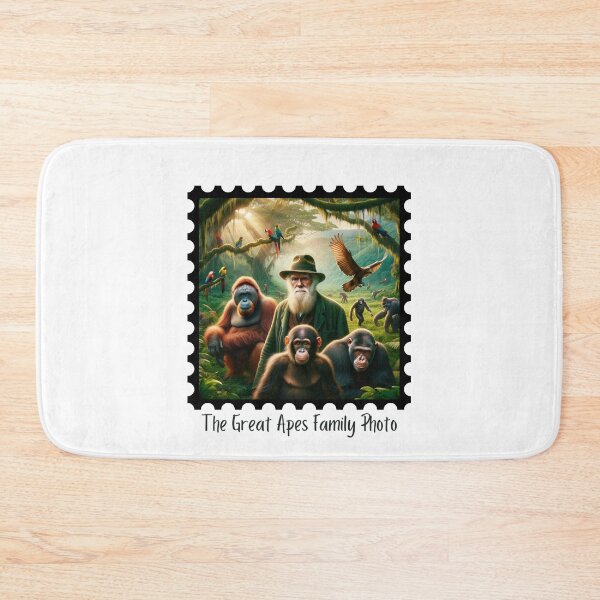 Item preview, The Great Apes Family Photo II designed and sold by Labcoat Legends.