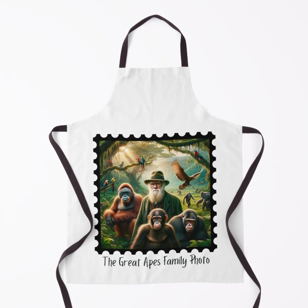 Item preview, The Great Apes Family Photo II designed and sold by Labcoat Legends.