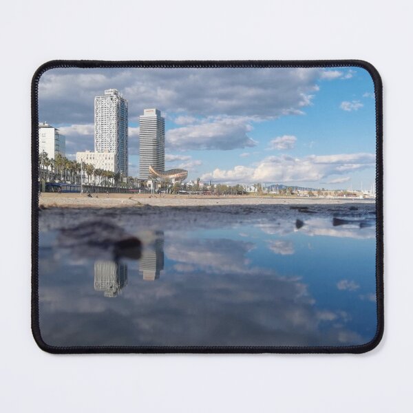 Item preview, Reflection of Barcelona Beach designed and sold by RelaxingEscapes.