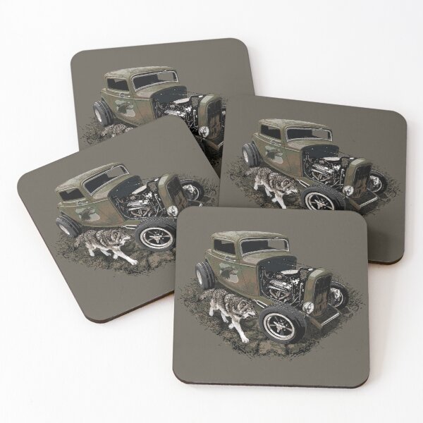 Item preview, Wolf and Rusted Hot Rod designed and sold by Glenn Mueller.