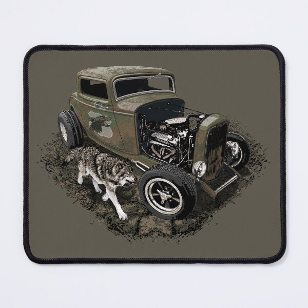 Item preview, Wolf and Rusted Hot Rod designed and sold by Glenn Mueller.