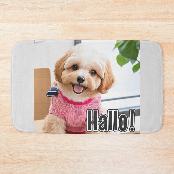 Artikelvorschau, KI-generierter Hund 02 „Hallo“ entworfen und verkauft von Cliff-Qi.