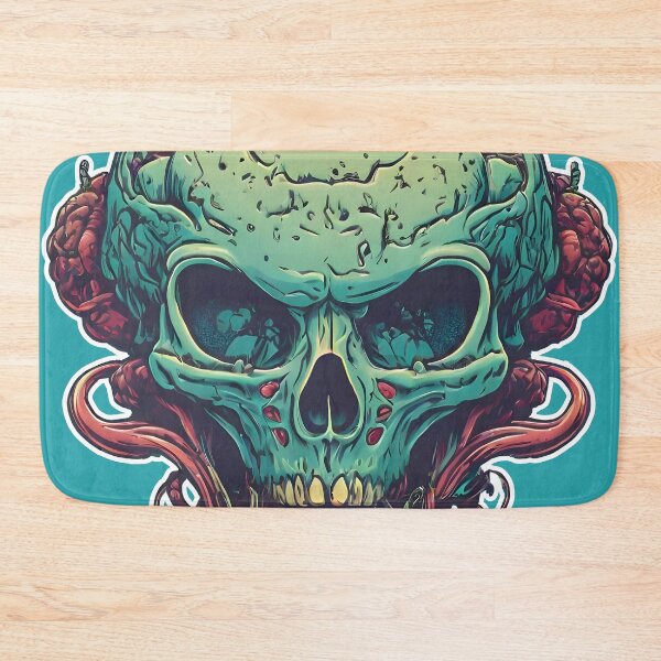 Item preview, Ethereal Infestation: Zombie Alien Parasite Skull designed and sold by WAUZ.