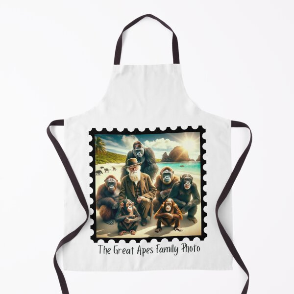 Item preview, The Great Apes Family Photo III designed and sold by Labcoat Legends.