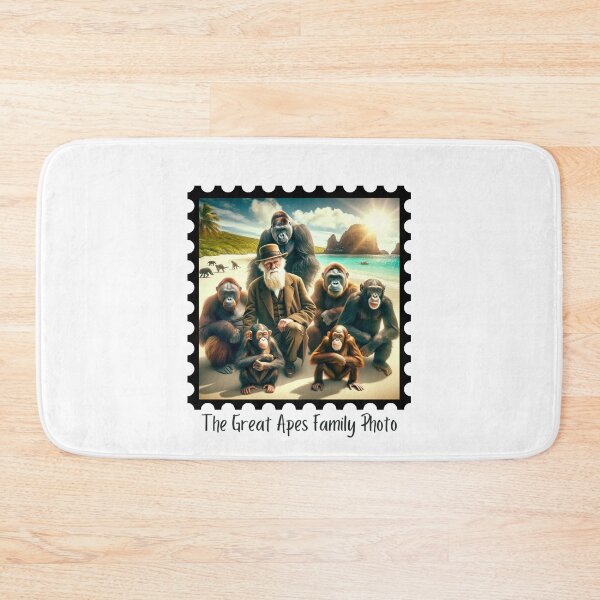 Item preview, The Great Apes Family Photo III designed and sold by Labcoat Legends.