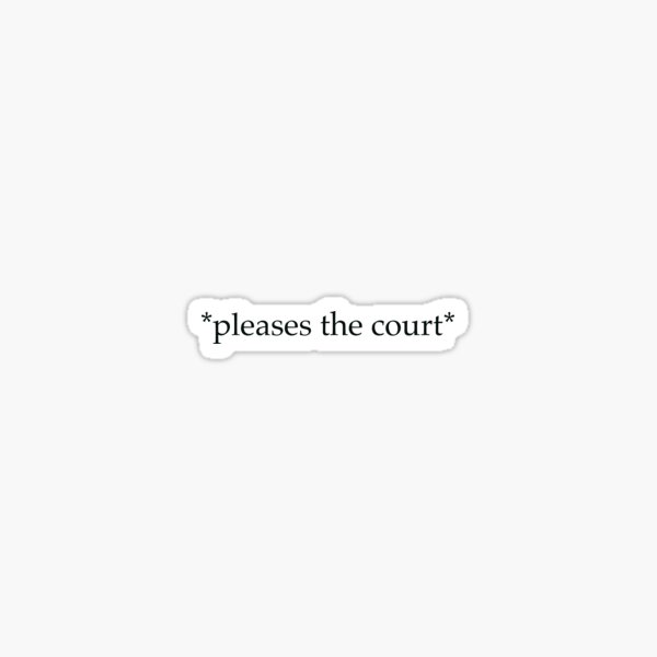 Aperçu de l'œuvre *fait plaisir au tribunal* créée et vendue par Maryvmakesthese.