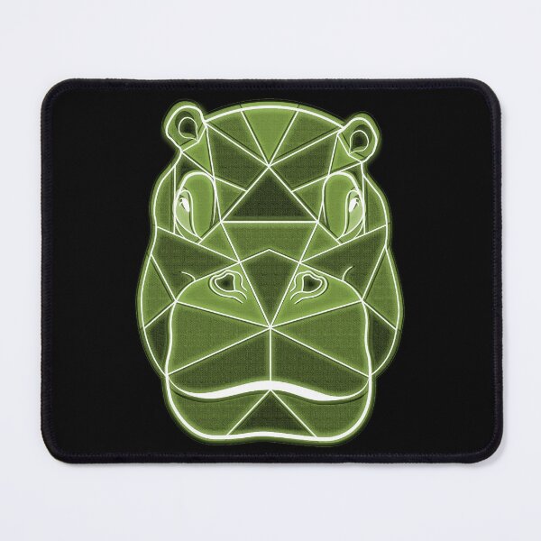 Item preview, Geometric Hippo - Neon Green designed and sold by GaryMontalvo.