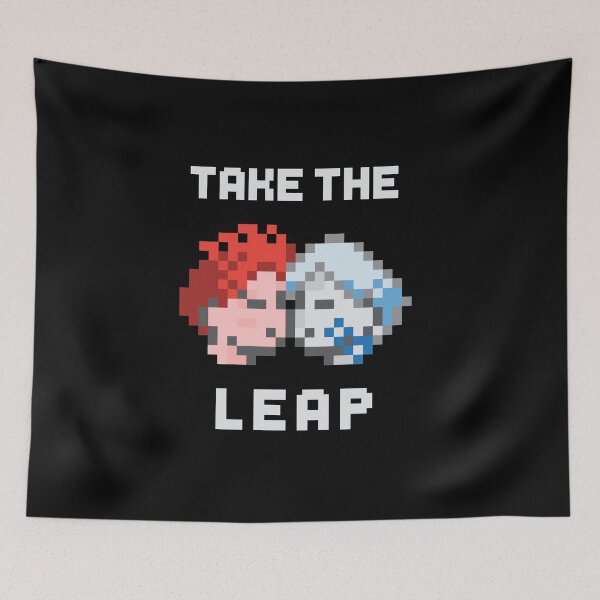 Item preview, Take the Leap 8 bit lovers designed and sold by TheTeeSupplyCo.