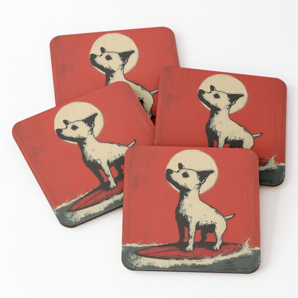 Item preview, Dog On Surfboard designed and sold by sheprint.