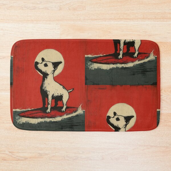 Item preview, Dog On Surfboard designed and sold by sheprint.