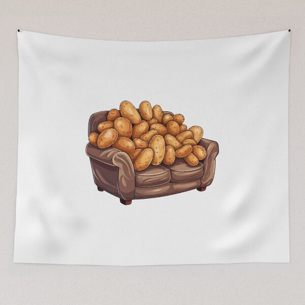 Item preview, Couch Potato, Couch full of Potatoes, Lazy Potatoes designed and sold by TyGuySupply.