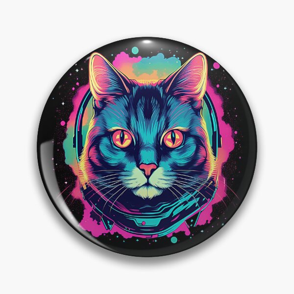 Item preview, Galactic Whiskers: Neon Space Voyager designed and sold by WarpWorks.