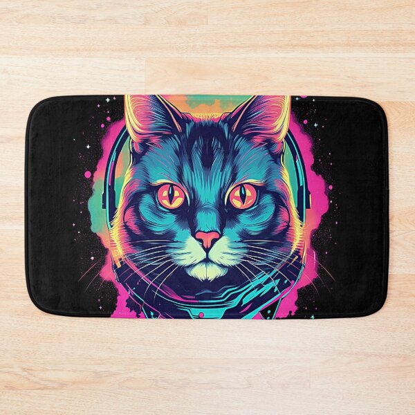 Item preview, Galactic Whiskers: Neon Space Voyager designed and sold by WarpWorks.