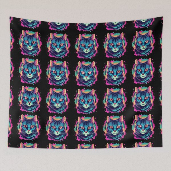 Item preview, Galactic Whiskers: Neon Space Voyager designed and sold by WarpWorks.