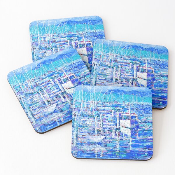 Item preview, blue and white harbor designed and sold by Gerardo Segismundo.